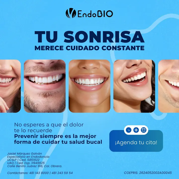 Publicación de EndoBio: Tu sonrisa merece cuidado constante